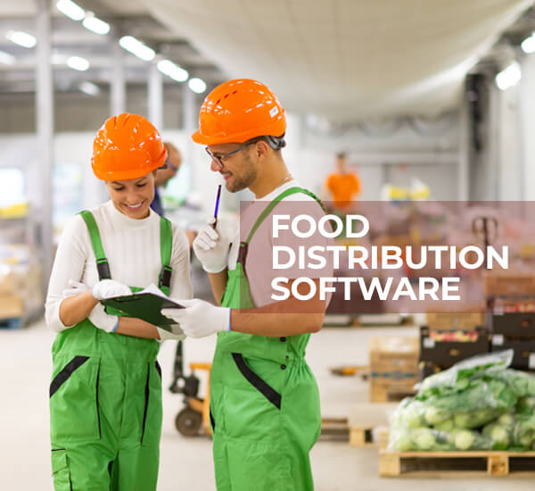 Software de distribución de alimentos y bebidas para la distribución de alimentos