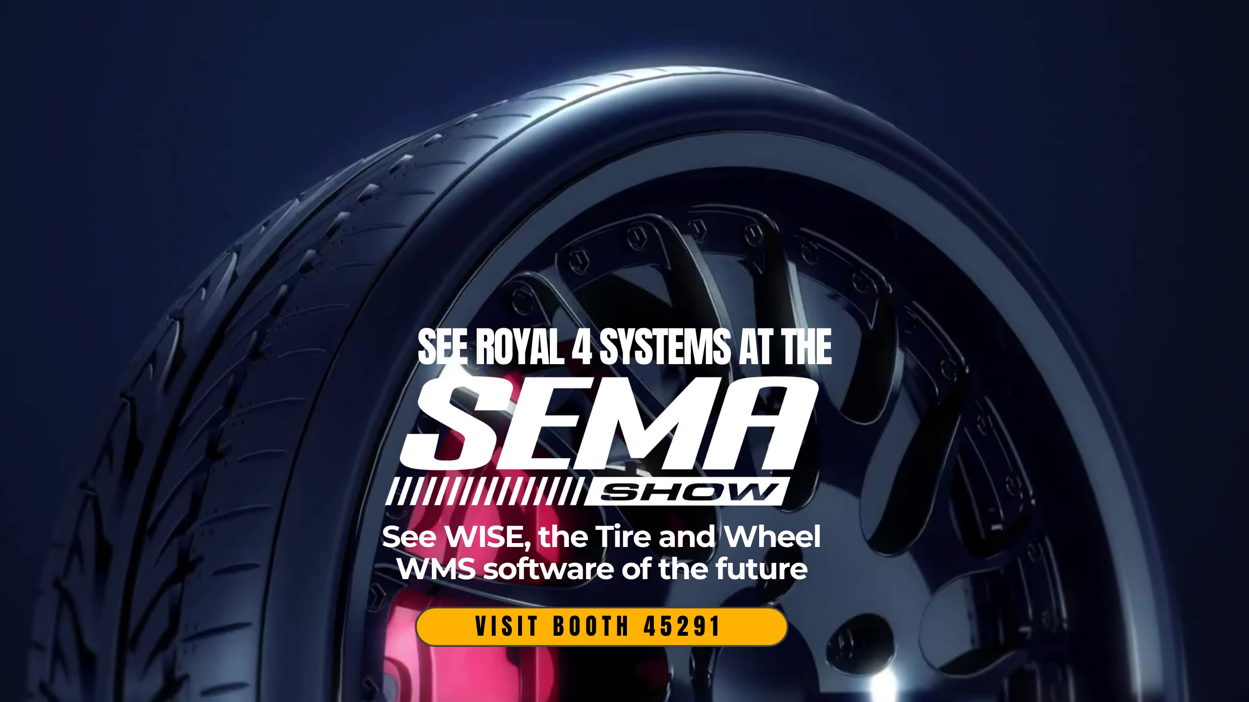 Royal 4 Systems to Showcase WISE Tire and Wheel Management Software at SEMA 2023