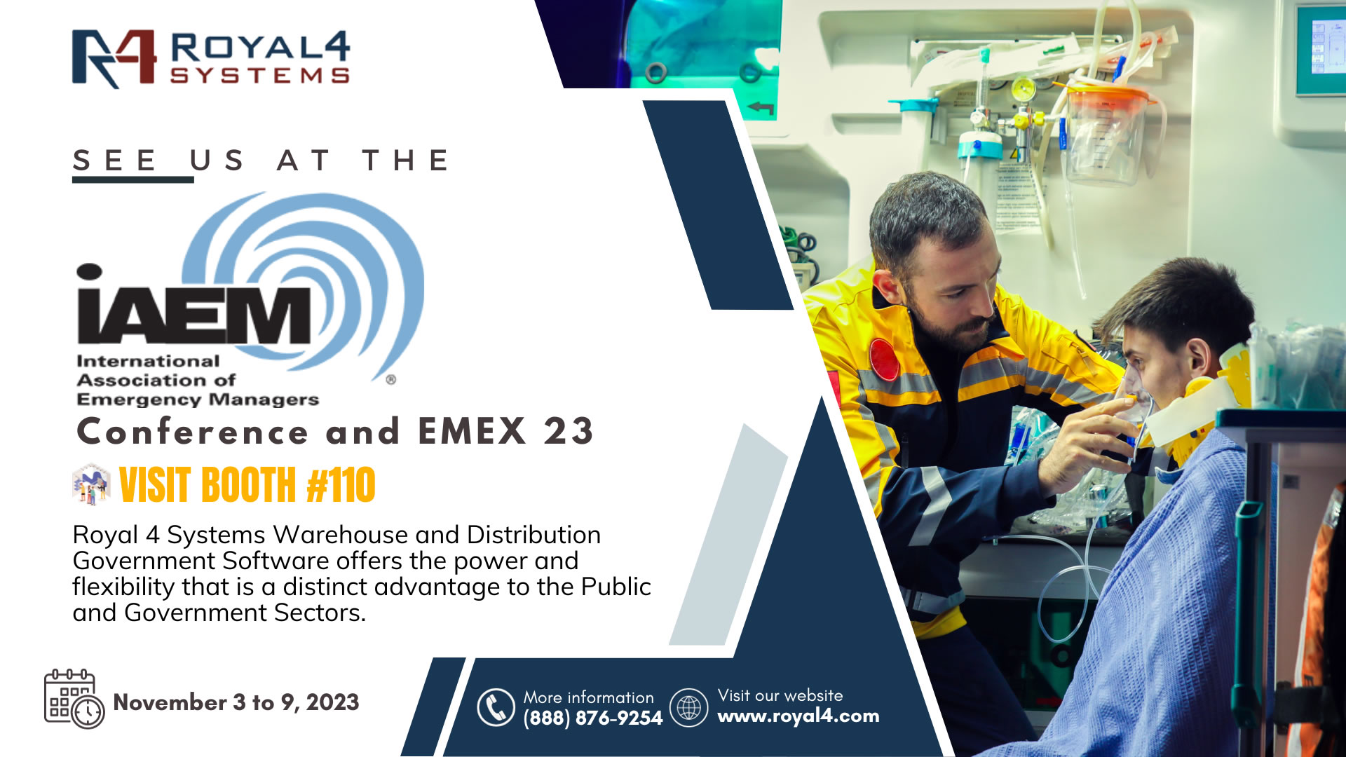Royal 4 Systems to Exhibit at IAEM Annual Conference & EMEX 23